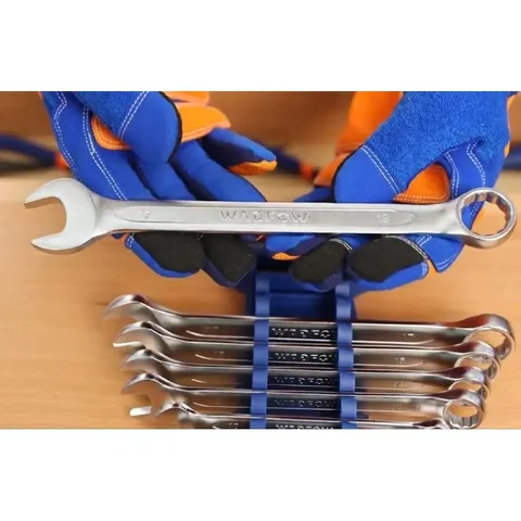 Bộ 8 Cờ Lê Vòng Miệng 6-19mm Wadfow WSP1208 - Thép Chịu Lực, Chống Gỉ Sét, Bền Bỉ, Đa Kích Thước Dụng Cụ Sửa Chữa Ô Tô, Xe Máy