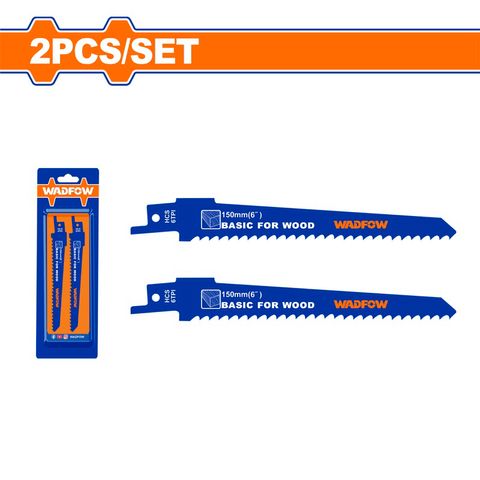 Bộ 2 Lưỡi Cưa Kiếm Gỗ Dài 150mm WADFOW WJT611D - Dụng Cụ Tiện Ích Cắt Gỗ Hiệu Quả