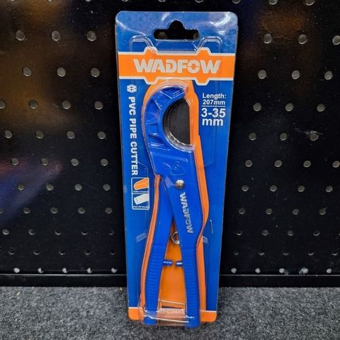 Kéo cắt ống nhựa PVC 207mm Wadfow WPC54636 - Lưỡi cắt Teflon, cắt chính xác đường kính 3-35mm, dụng cụ cầm tay chất lượng cao
