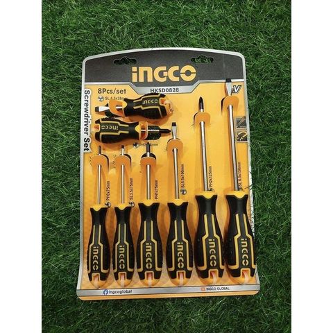 Bộ 8 Tua Vít Đa Năng INGCO HKSD0828 - Dụng Cụ Tiện Ích Có Từ Tính, Chắc Chắn và Nhỏ Gọn Cho Thợ Sửa Chữa Thông Minh