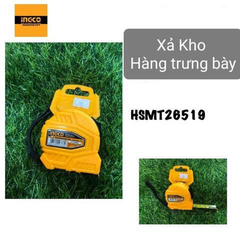 Thước Cuộn Tự Động Ingco HSMT26519 5m - Dụng Cụ Tiện Ích Hỗ Trợ Đo Đạc Chính Xác, Thiết Kế Nhỏ Gọn, Tiện Lợi