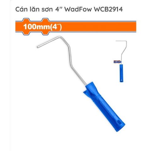 Cán lăn sơn 4 inch WADFOW WCB2914 - Dụng cụ sơn chuyên dụng, dây thép mạ kẽm, ideal cho làm mới không gian nội thất