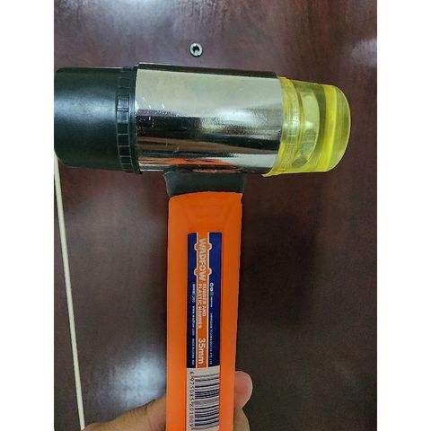 Búa Cao Su Nhựa 2 Đầu WADFOW WHM7305 - Dụng Cụ Tiện Ích Có Tay Cầm Sợi Thủy Tinh, Bảo Vệ Bề Mặt 35mm