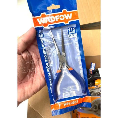 Kìm mũi kim WADFOW 4.5 inch - Thiết bị tiện ích chống gỉ, tay cầm nhựa, chất lượng cao cho người dùng chuyên nghiệp