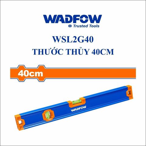 Thước Thủy Nhôm WADFOW 40 cm - Dụng Cụ Đo Chính Xác, Độ Dày 1mm - Thiết Bị Tiện Ích Chất Lượng Cao