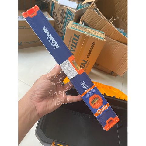 Thước Thủy Nhôm WADFOW 40 cm - Dụng Cụ Đo Chính Xác, Độ Dày 1mm - Thiết Bị Tiện Ích Chất Lượng Cao