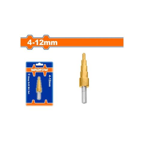 Mũi Khoan Tháp WADFOW WJD1401 4-12mm - Đường Kính 6mm, Dùng Khoan Thép Tấm, Đóng Gói Vỉ Đôi, Dụng Cụ Tiện Ích Chất Lượng