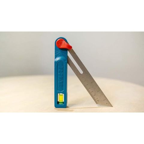 Thước Góc Vuông 150mm TOTAL TAHS181511 - Đo Đạc Chất Lượng Cao, Bằng Thép Không Gỉ, Đánh Dấu Góc Chính Xác Hệ Mét & Inch