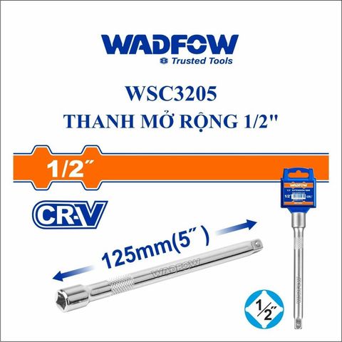 Thanh Nối Dài 125mm Đầu Tuýt 1/2 Inch WADFOW WSC3205 - Dụng Cụ Tiện Ích Chất Lượng Cao, Thương Hiệu TOTAL