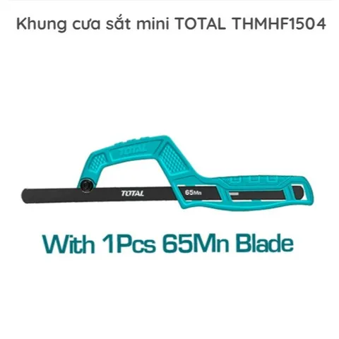 (AT8) Khung cưa sắt loại bình dân TOTAL THMHF1504 (có kèm lưỡi)