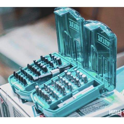 Hộp 30 Mũi Bắt Vít 25mm TOTAL TACSD18306 - Bộ Dụng Cụ Đa Năng Đổi Đầu Nhanh, Phù Hợp Sửa Chữa Gia Đình