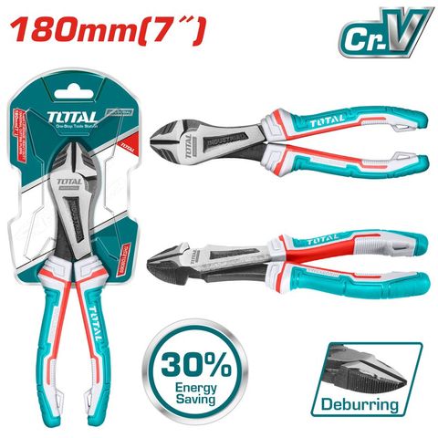 (at8) Kìm cắt đầu nặng CAO CẤP thép Cr-V (trợ lực 30%)TOTAL THT27716S