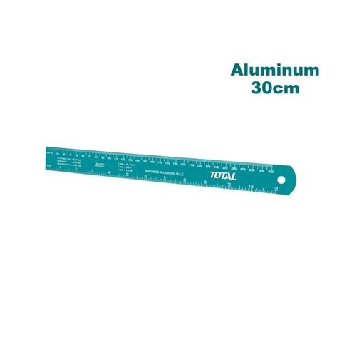 Thước đo nhôm 30 cm TOTAL TMT633002 - Dụng cụ văn phòng phẩm chất lượng cao, tiện lợi cho học sinh và công sở