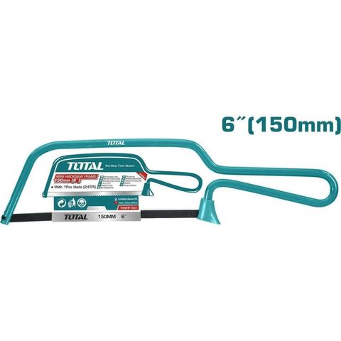 Khung Cưa Sắt Mini 6 Inch TOTAL THMHF1501 Kèm Lưỡi Cưa - Dụng Cụ Tiện Ích Cho Thợ Hàn và Sửa Chữa