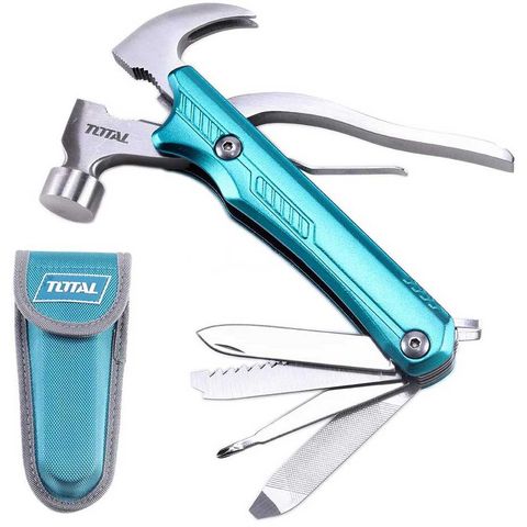 Búa Đa Năng Xếp Gọn TOTAL THMFH0126 - 12 Công Dụng Trong 1, Tay Cầm Nhôm, Dụng Cụ Tiện Ích Hữu Ích cho Gia Đình