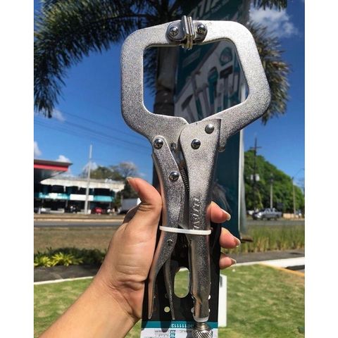 Kìm bấm khóa kẹp chữ C 11 inch TOTAL THT111113 - Dụng cụ tiện ích mạ niken, thép carbon cho công việc chính xác, bền bỉ