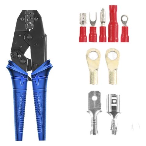 Kìm Bấm Cos TOTAL WCP1609 9 Inch - Dụng Cụ Ép Cos Điện 0.5-6mm², Chất Liệu Thép Chống Trượt, Thiết Kế Công Thái Học
