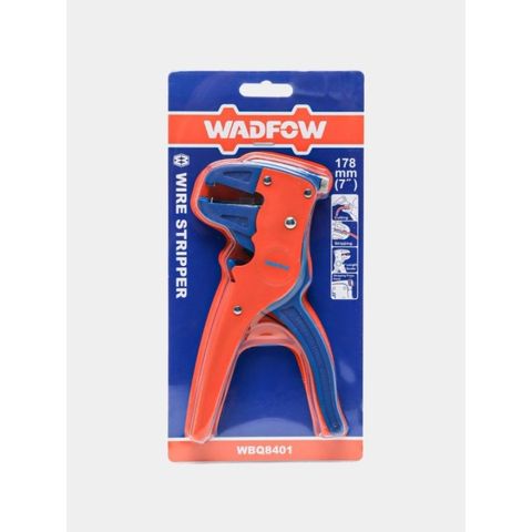 Kềm Tuốt Dây WADFOW WBQ8401 7 Inch - Thép 65Mn, Tay Cầm Chống Trượt, Dụng Cụ Điện Chất Lượng Cao, Chính Hãng