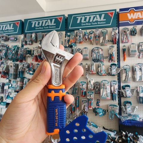 Mỏ Lết 6 Inch Wadfow WAW2206 - Dụng Cụ Sửa Chữa Thép Chống Gỉ Đa Năng, Công Cụ Tiện Lợi Cho Gia Đình và Công Nghiệp