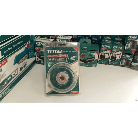 Chén Cước Sợi Đồng Total TAC31041 - Dụng Cụ Làm Sạch Kim Loại 100mm cho Máy, Phụ Kiện Chuyên Dụng