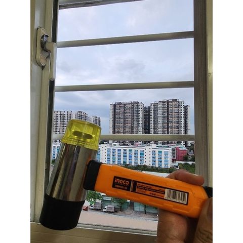Búa Đầu Nhựa & Cao Su HRPH8140 - Dài 320mm, Cán Chống Trượt, Thiết Kế 2 Đầu Cho Lắp Ráp, Sửa Chữa, DIY - Hàng Chính Hãng