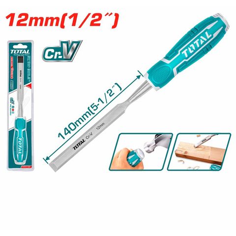 Đục Gỗ Cầm Tay Đầu Dẹp 6mm TOTAL THT4166 - Dụng Cụ Tiện Ích Chất Lượng Cao từ Trung Quốc