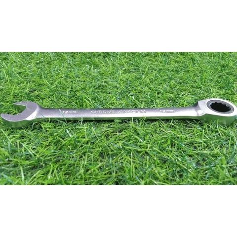 Cờ Lê Vòng Miệng Tự Động 12Mm WSA5112 WADFOW - Dụng Cụ Cơ Khí Chính Hãng, Thân Cr-V, Đầu CrMo Ratchet, Mạ Chrome Bền Bỉ