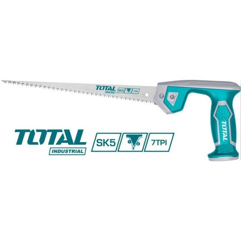Cưa tay 300mm hình Compa TOTAL THCS30026 - Dụng cụ cắt thép 65Mn, 7 răng cưa, cắt nhanh, uy tín từ thương hiệu TOTAL