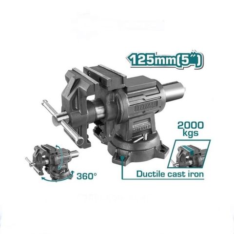 Ê tô đa năng 5 inch đế xoay TOTAL THTMF6156