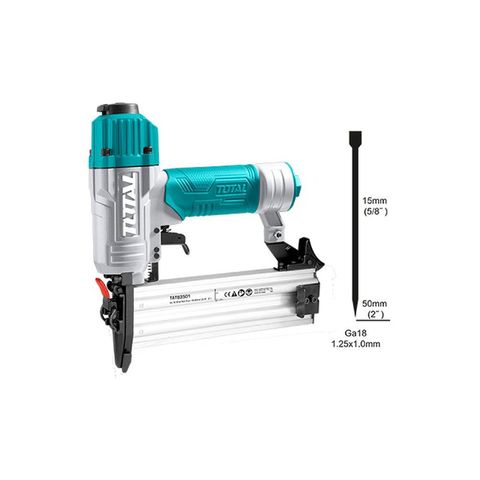 Máy bấm đinh khí nén TOTAL TAT83501 - Đầu nối Châu Âu, 1000 đinh thẳng, áp suất 0.4-0.7Mpa - Dụng cụ tiện ích cho công trình