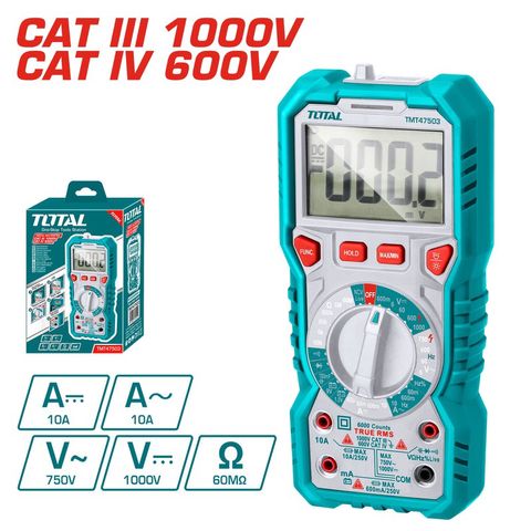 (AT8) Đồng Hồ Đo Điện đa năng TOTAL TMT47503