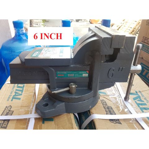 Etô 6 Inch TOTAL THT6166 - Dụng Cụ Kẹp Chắc Chắn, Trọng Lượng 11.2 KG, Lực Kẹp Tối Đa 1600 KGS, Tiện Ích Cho Công Việc Hàng Ngày