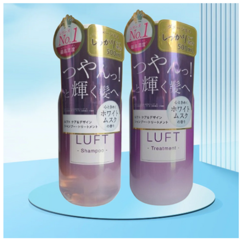 Dầu Gội Xả Phục Hồi Tóc Hư Tổn Luft Nhật Bản 500ml - Giải Pháp Chăm Sóc Tóc Khô Xơ, Chẻ Ngọn, Hư Tổn Từ Thiên Nhiên