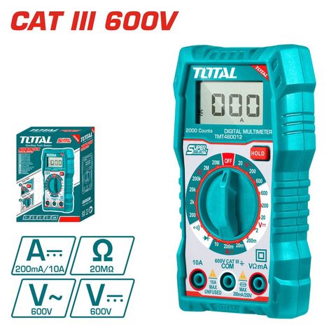 (AT8) Đồng hồ đo điện (Dòng siêu rẻ) TOTAL TMT460012