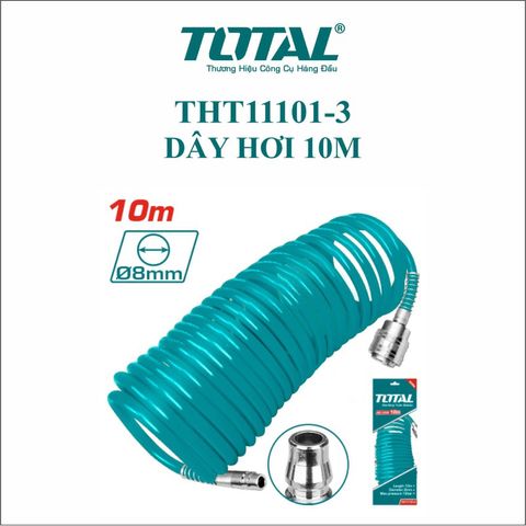 (at8) 10mét Dây hơi khí nén  TOTAL THT11101-3