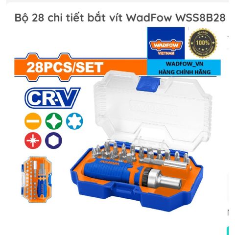 Bộ Tua Vít Tự Động 2 Chiều 28 Chi Tiết WADFOW WSS8B28 - Dụng Cụ Sửa Chữa Đáng Tin Cậy Với Tay Cầm Thiết Kế Độc Đáo