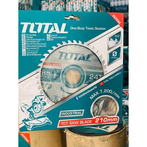 Lưỡi cưa đĩa gỗ 210mm 24 răng TOTAL TAC231521