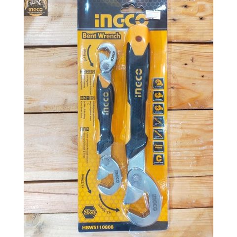 Bộ 2 mỏ lết đa năng INGCO HBWS110808 (300523)