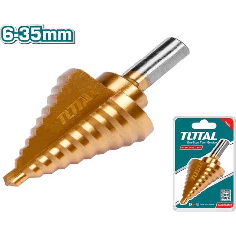 Mũi khoan tháp 6-35mm TOTAL TAC8263501 dùng cho thép tấm