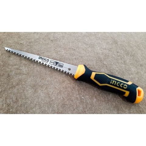 Cưa tay mỏ nhọn INGCO HWBSW68 - Kích thước 6”/150 mm, chất liệu SK5 Đài Loan, răng cưa chịu nhiệt, cắt chính xác, tiện ích lâu dài