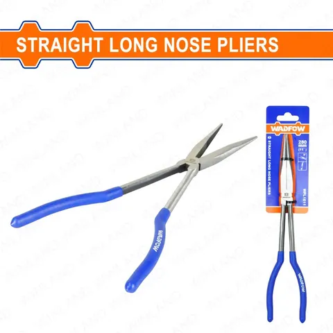 Kìm Mũi Dài 11 Inch WADFOW WPL1E11 - Dụng Cụ Tiện Ích Chống Gỉ, Tay Cầm Nhựa, Phù Hợp Cho Sửa Chữa Và DIY