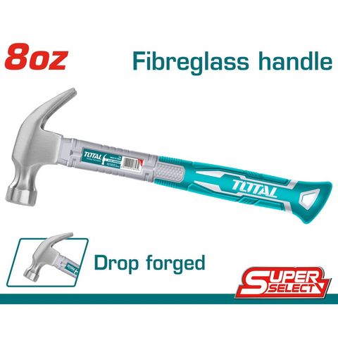 (AT8) Búa nhổ Đinh sừng dê 220g (Dòng bình dân) TOTAL THTS7308