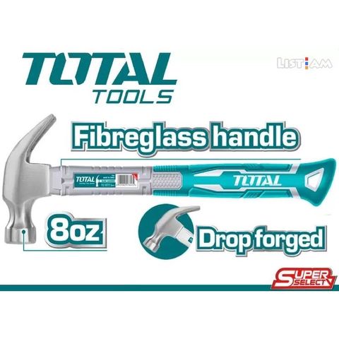 (AT8) Búa nhổ Đinh sừng dê 220g (Dòng bình dân) TOTAL THTS7308