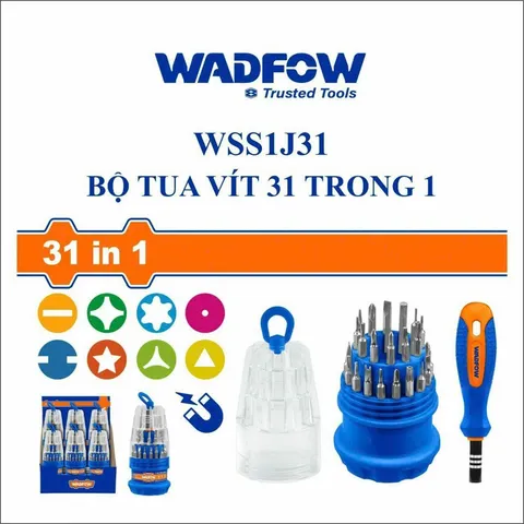 Bộ Tua Vít Đa Năng 31 Chi Tiết Cr-V - Dụng Cụ Sửa Chữa Điện Tử Mini, Tay Cầm Đặc Biệt, Giải Pháp Tiện Ích cho Người Dùng