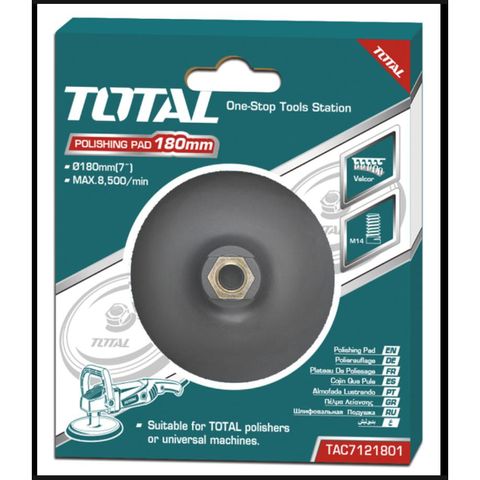 Đĩa cao su 180mm dùng đánh bóng TOTAL TAC7121801