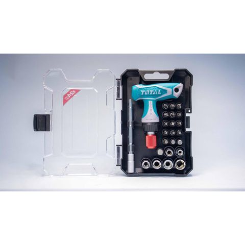 Bộ Tua Vít 24 Chi Tiết Chử T Total TACSD30186 thép Cr-V