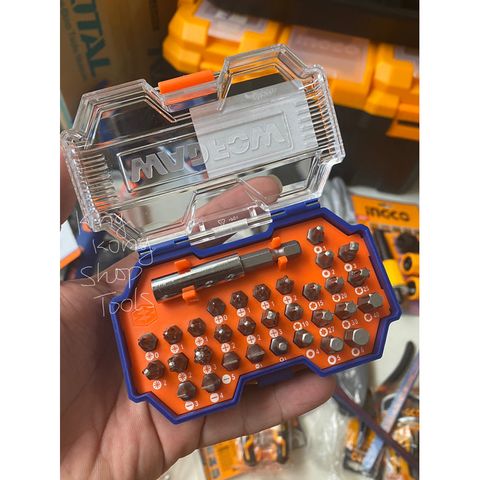 Hộp 32 Mũi Siết Vít Thép CR-V WADFOW WBS3B32 - Bộ Dụng Cụ Vặn Vít Đầy Đủ, Chất Lượng Cao, Tiện Dụng cho Thợ Sửa Chữa