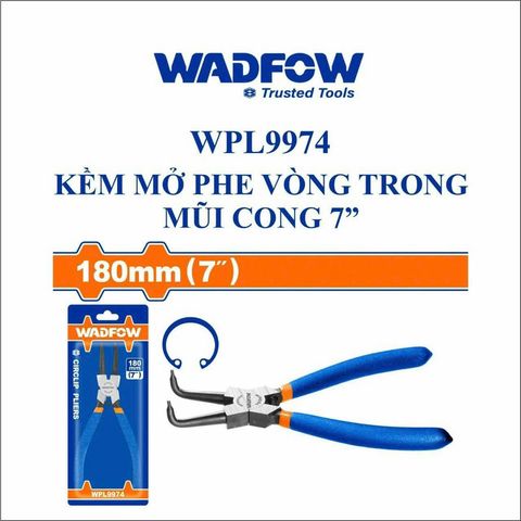 Kìm mở phe mũi cong loại phe trong WADFOW WPL9974