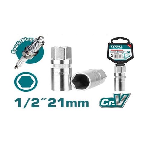 Đầu Tuýp Lục Giác 21mm 1/2 Inch Thép CR-V TOTAL THSPS12216 - Dụng Cụ Sửa Chữa Ô Tô Chất Lượng Cao