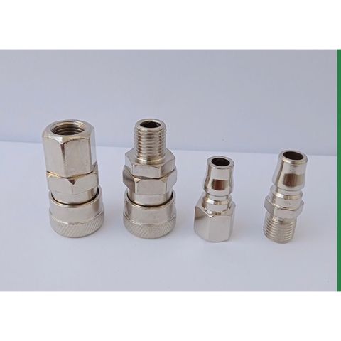 Bộ 4 đầu nối hơi nhanh 1/4 inch WADFOW WQP4673